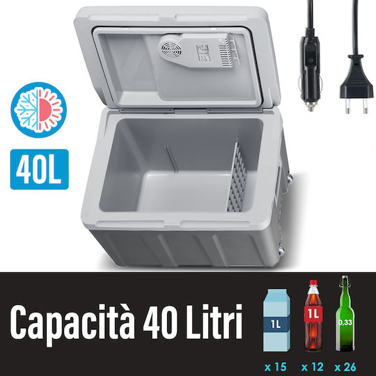 Stakmann Φορητό Ψυγείο Θερμοηλεκτρικό 40lt 230V / 12V Γκρι