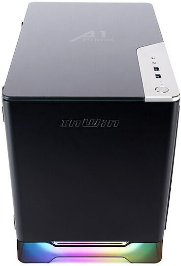 In Win A1 Prime Gaming Mini Tower Carcasă PC cu Deschidere Laterală și Sistem Iluminare RGB Phantom Gaming