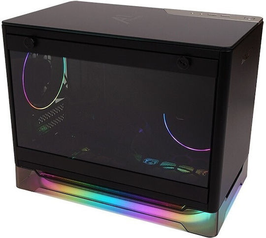 In Win A1 Prime Gaming Mini Tower Carcasă PC cu Deschidere Laterală și Sistem Iluminare RGB Phantom Gaming