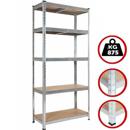 Bakaji Shelf Dexion Galvanized 75x30x180cm 02825056