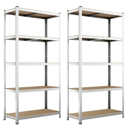 Bakaji Dexion Regal Verzinkt 90x40x180cm 02814001