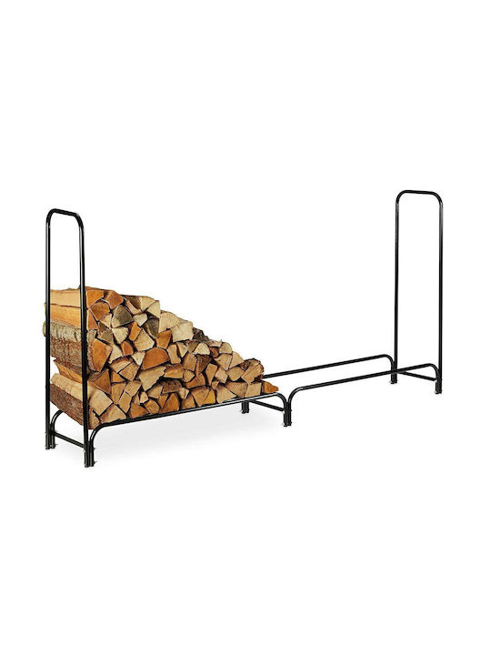 Bakaji Metallisch Regal Holzlagerung 240x35x120cm