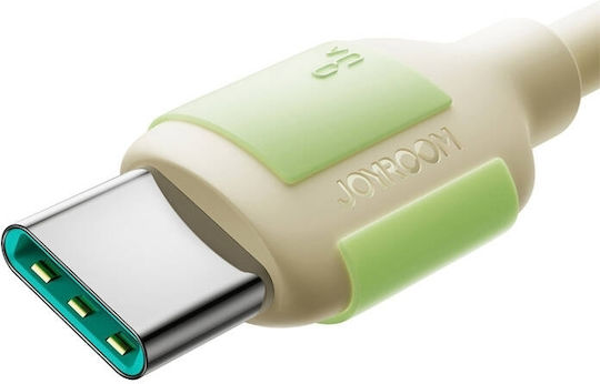 Joyroom S-A53 USB 2.0 Cable USB-C male - USB-A 60W PD Ασημί 2m