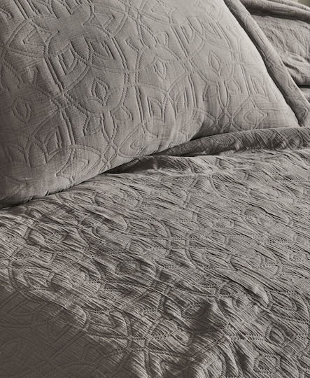 Meister Tagesdecken Set Super-King Mink 240x260cm 3Stücke