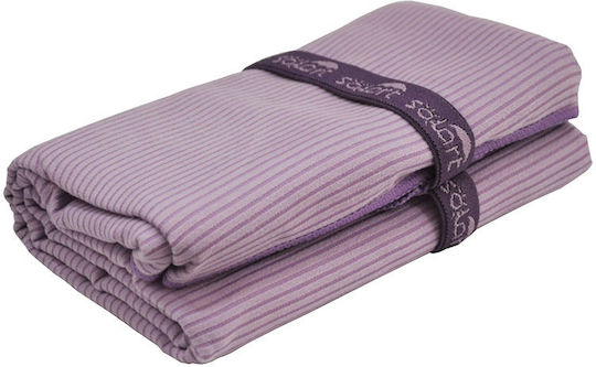 Solart Microfiber Body Towel 220gr/m² Purple 150x75cm