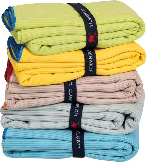 Greenwich Polo Club Microfiber Body Towel 280gr/m² Yellow 160x80cm