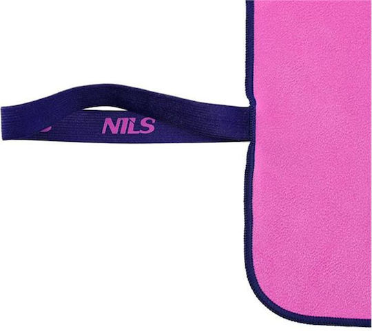 Nils Πετσέτα Microfiber Σώματος 200gr/m² Ροζ 90x200εκ.