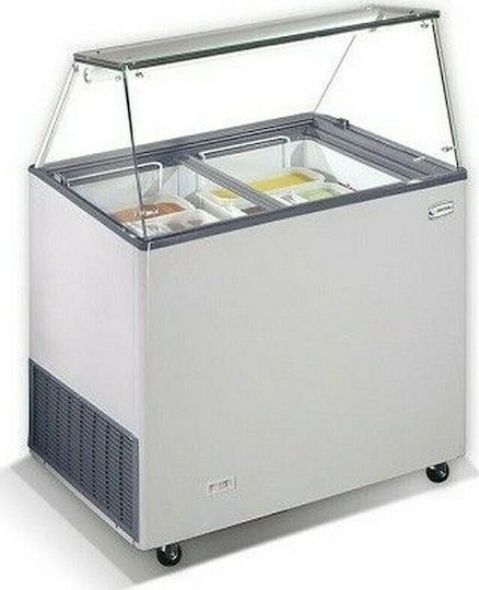 Crystal SA Ψυγείο Παγωτού Venus Vetrine 26 Υ122.9xΠ90.9xΒ68.4cm