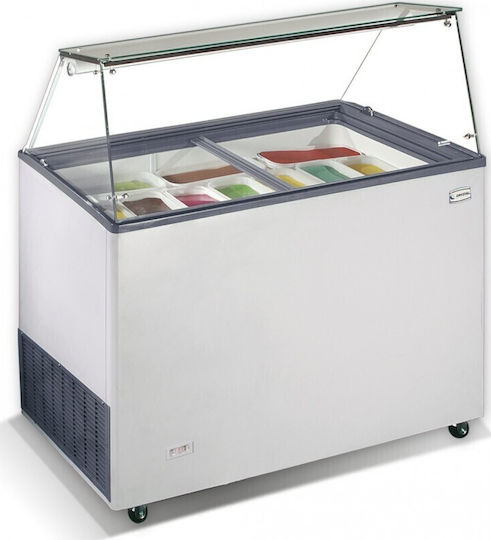 Crystal SA Εμπορικό Ψυγείο Παγωτού Venus Vetrine 46 Υ122.9xΠ143.9xΒ68.4cm