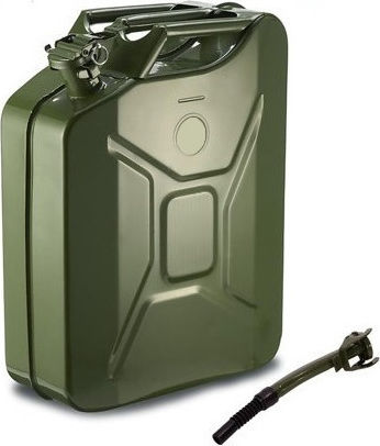 Finder Canistru De Combustibil Cu Două Locuri Metalic 10lt Verde