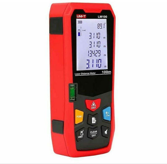 Μέτρο Laser 104369 με Δυνατότητα Μέτρησης 100m