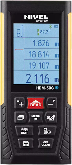 Nivel Laser Distance Meter HDM-50G cu Capacitate de Măsurare până la 50m