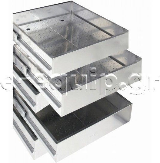 Niki Inox Συρταριέρα 50x57x75cm