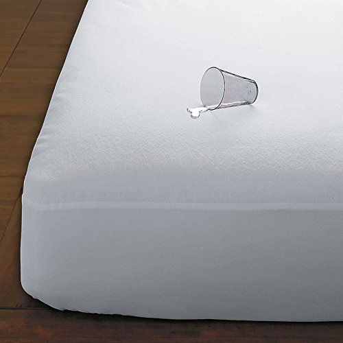 Gentug Protective Cover King Size Waterproof with Elastic Bands Comfort Nights White 180x200cm