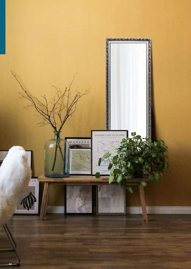 Mirrors & More Sonja Като Огледало за Стена Пълноразмерно с Сребрист Дърво Рамка 200x100см 1бр