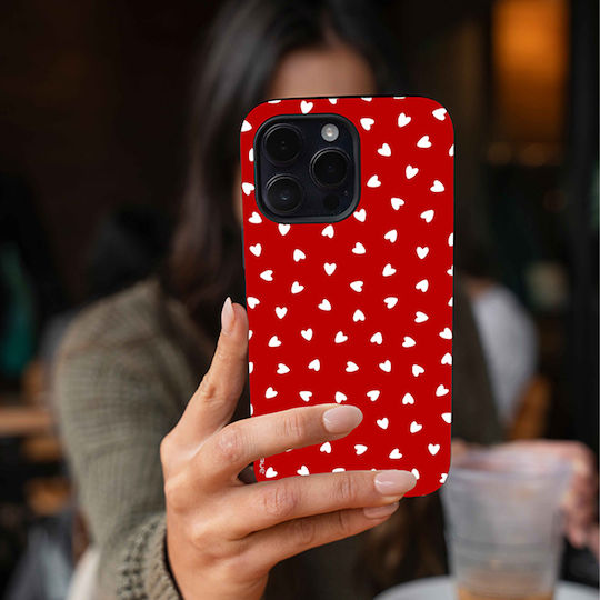 Sonique Heart Series Case Vivo Y35 4G Vivo Y22 Vivo Y22s Red