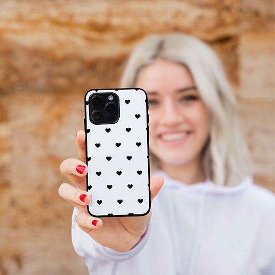 Sonique Heart Series Hülle für Motorola Edge 50 Pro 5G Weiß