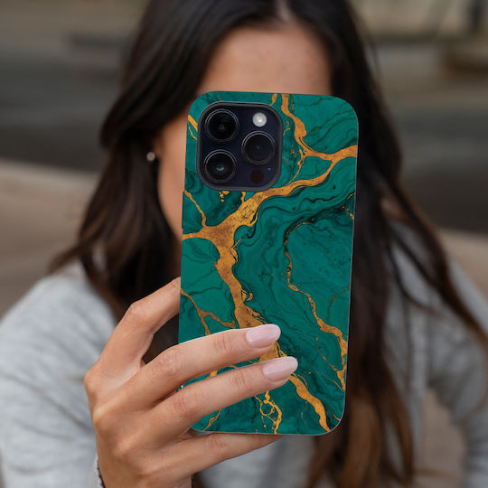 Калъф Sonique Marble Series за Motorola Edge 50 Pro 5G Зелен