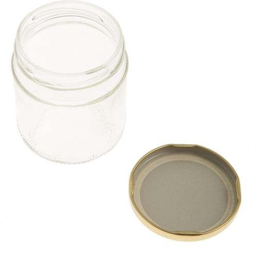 Βαζάκι Γυάλινο με Καπάκι Βάζα 40ml (20τμχ)