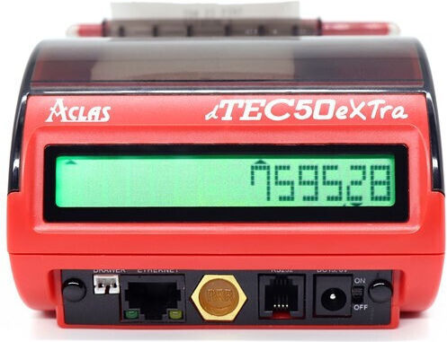 DataTec DTec-50 Extra Ταμειακή Μηχανή με Μπαταρία σε Κόκκινο Χρώμα
