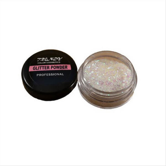 Trendy Color Cosmetics Κονφετί για Νύχια σε Λευκό Χρώμα