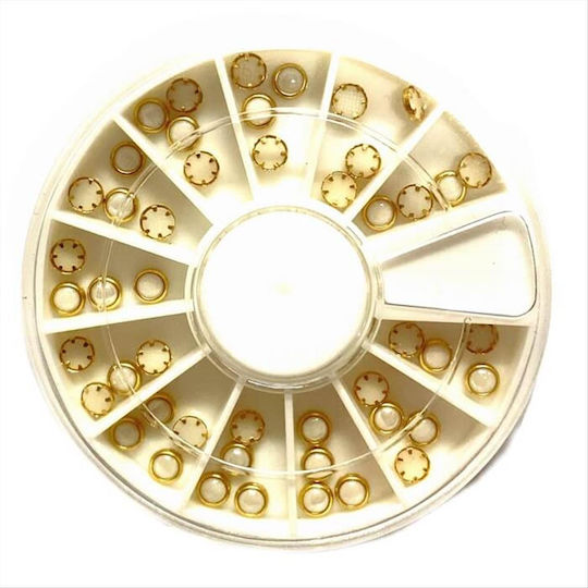Pearls for Nails in White Color