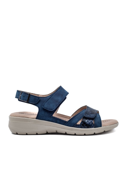 Damenplattformen Blau