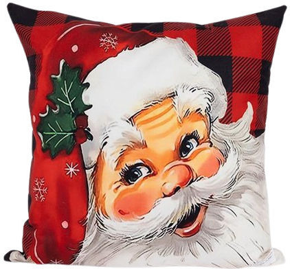 Eurolamp Christmas Decorative Pillow Square Red 45x45cm