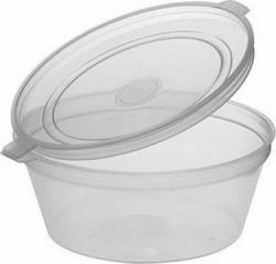 THalassinos Disposable Plastic PP Tableware for Sauce 70ml Transparent 50pcs