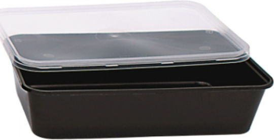 THalassinos Disposable Plastic Tableware 750ml Black 50pcs