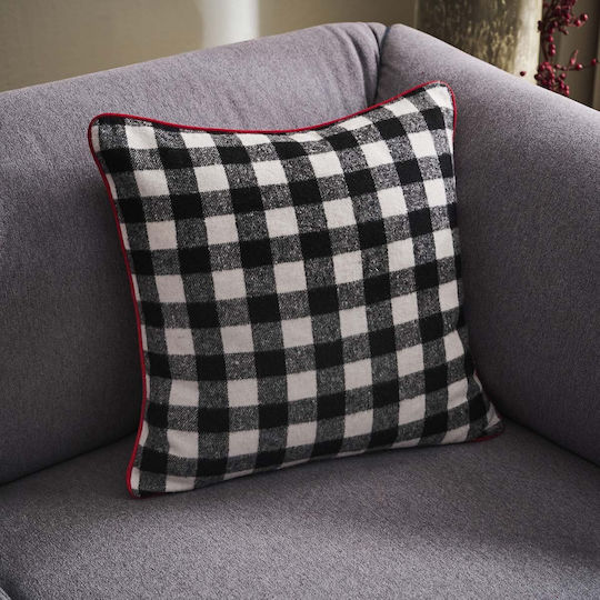 Gofis Home Christmas Decorative Square Pillowcase Multicolored 43x43cm