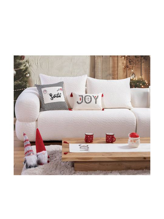 Nef-Nef Homeware Christmas Is All Around Χριστουγεννιάτικο Διακοσμητικό Μαξιλάρι Τετράγωνο Πολύχρωμο 45x45εκ.