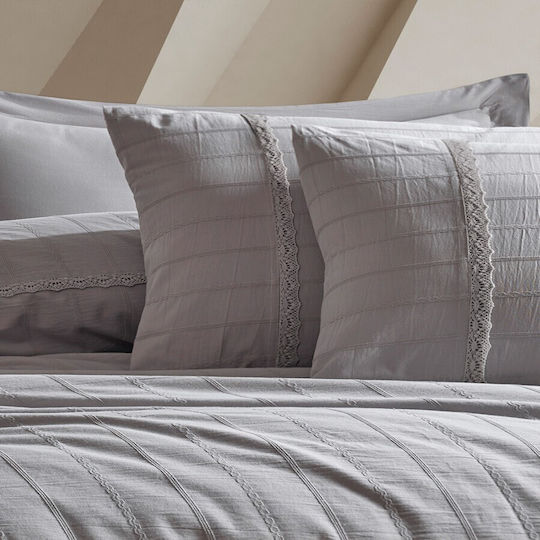 Şaheser Set Double 200x220 Gray Jasmine