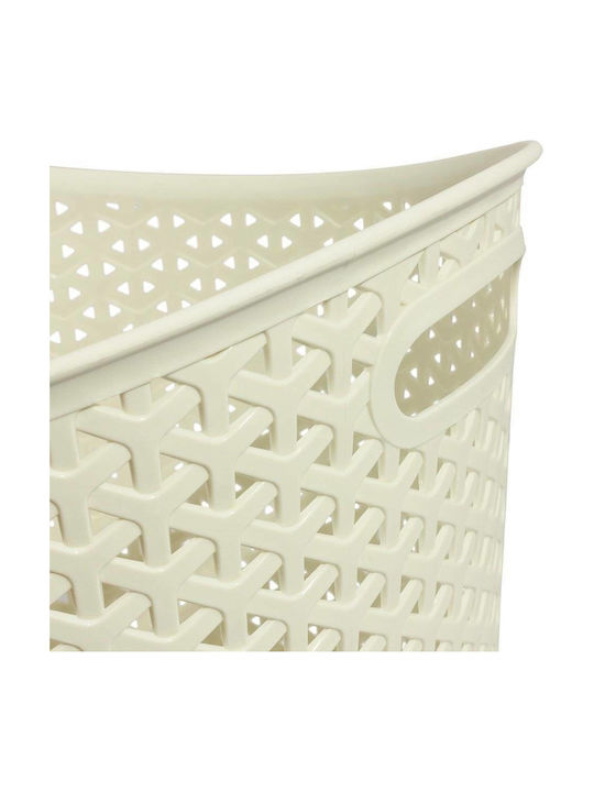 Curver Πλαστικό Καλάθι Αχρήστων My Style 13lt Μπεζ