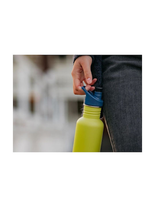 Klean Kanteen Classic Sport Stainless Steel Water Bottle 800ml Yellow