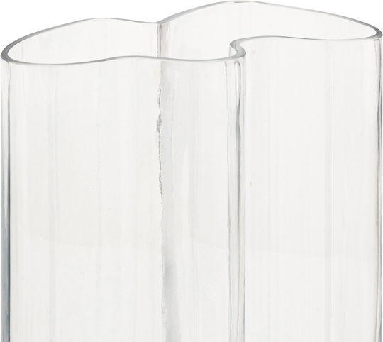 Vază Decorativă Sticlă Kade Transparent 19x11.5x25cm 1buc