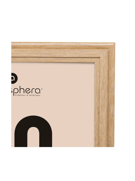Alix Wooden Wall-Mounted Photo Frame With Beige Frame