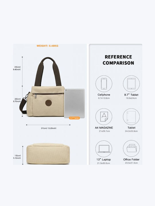 Geantă de damă Crossbody Kaki