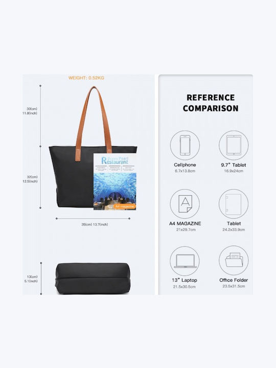 Women's Shopper Bag Black