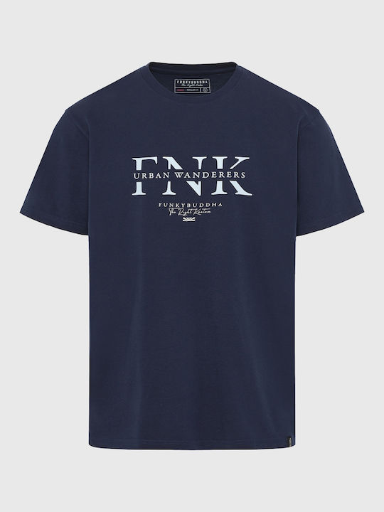 T-shirt Navy Μπλε