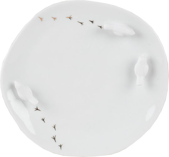 Raeder Plate Shallow made of Porcelain White with Diameter 14cm