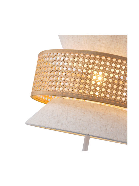 Eurolamp Isla Φωτιστικό Δαπέδου Υ145xΜ35εκ. με Ντουί για Λαμπτήρα E27 Λευκό