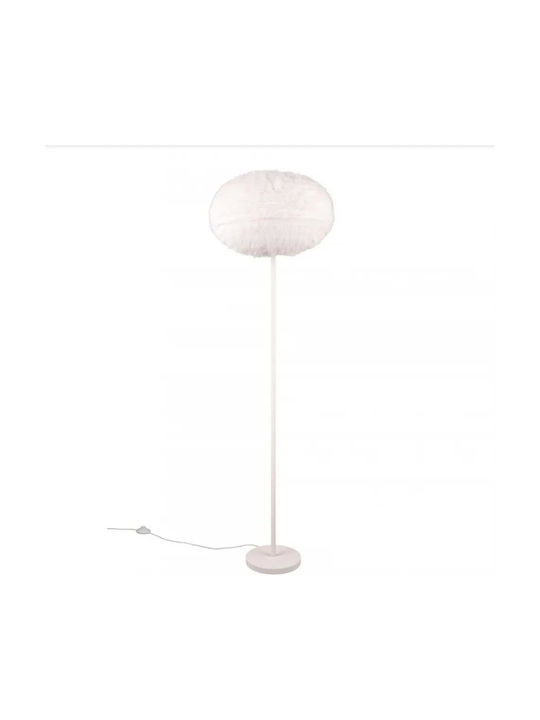 Trio Lighting Furry Φωτιστικό Δαπέδου Υ154xΜ50εκ. με Ντουί για Λαμπτήρα E27 Λευκό