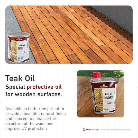Borma Wachs Teak Oil Νερού Τικ Ματ 400ml