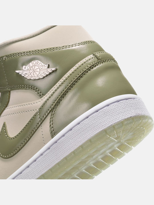 Air  1 Mid Se Damen Stiefel Grün