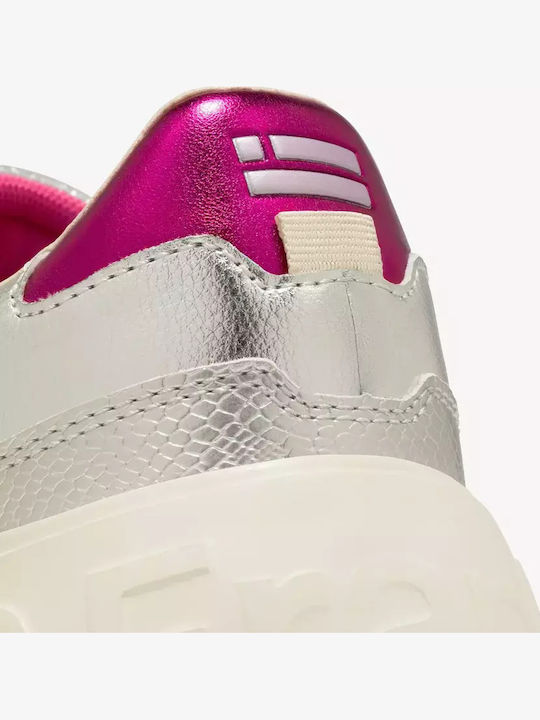 Damen Sneakers Silber