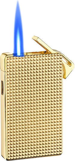 Silver Match Αναπτήρας Flamme Winddicht mit Jet-Flamme in Silber Farbe