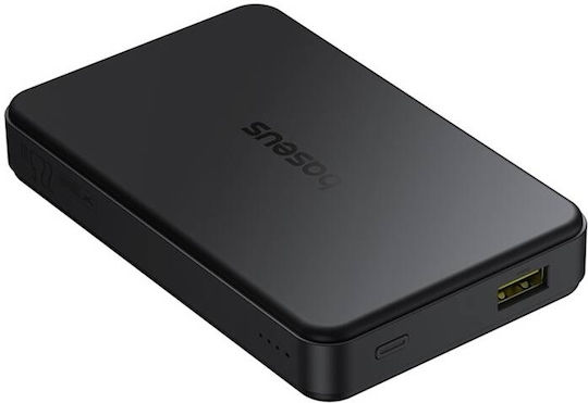 Baseus Airpow2 Qi2 Power Bank 10000mAh 22.5W с USB-A порт и USB-C порт Черен