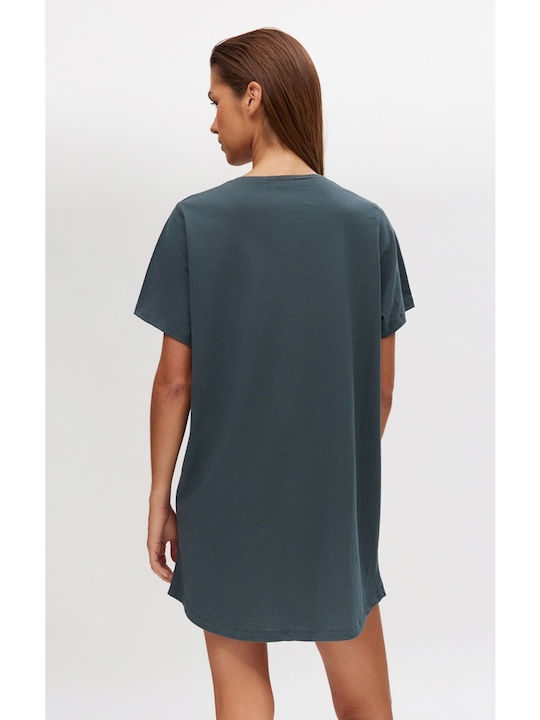 Minerva Summer Women's Nightdress Gray