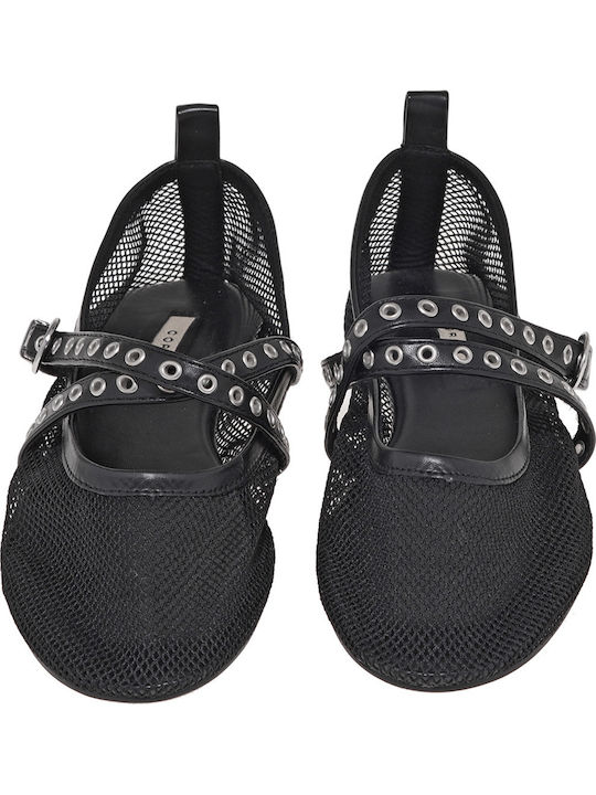 Damen Ballerinas in Schwarz Farbe